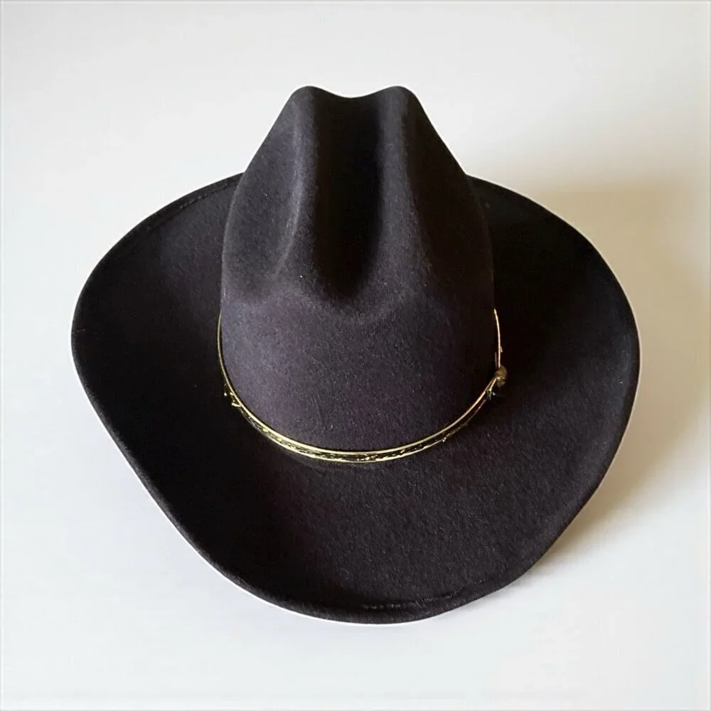 Children’s Western Black Cowboy Hat Small